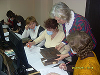 Практические занятия по заполнению электронного паспорта состояния документа в Национальной библиотеке Чувашской Республики, 2011 г.