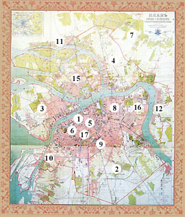 Map of Saint-Petersburg