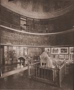 Библиотека Вольтера и статуя Вольтера работы Гудона. Круглый зал Публичной библиотеки.